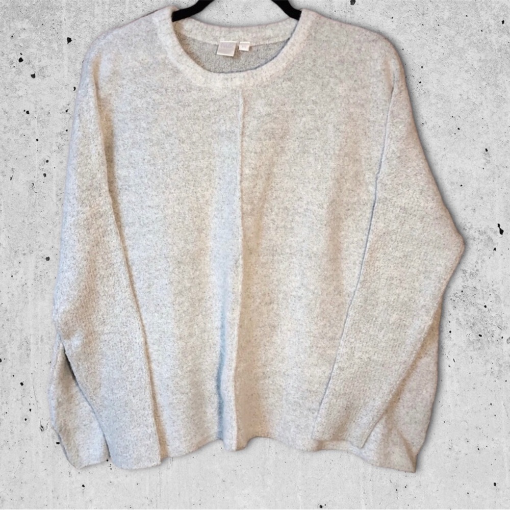 Twik • boxy light grey sweater